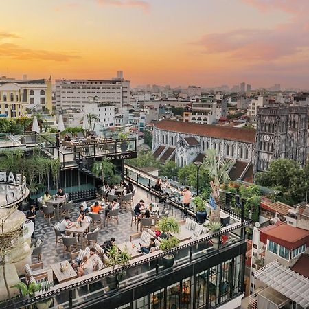 Grand Hotel Du Lac هانوي المظهر الخارجي الصورة View of the rooftop bar