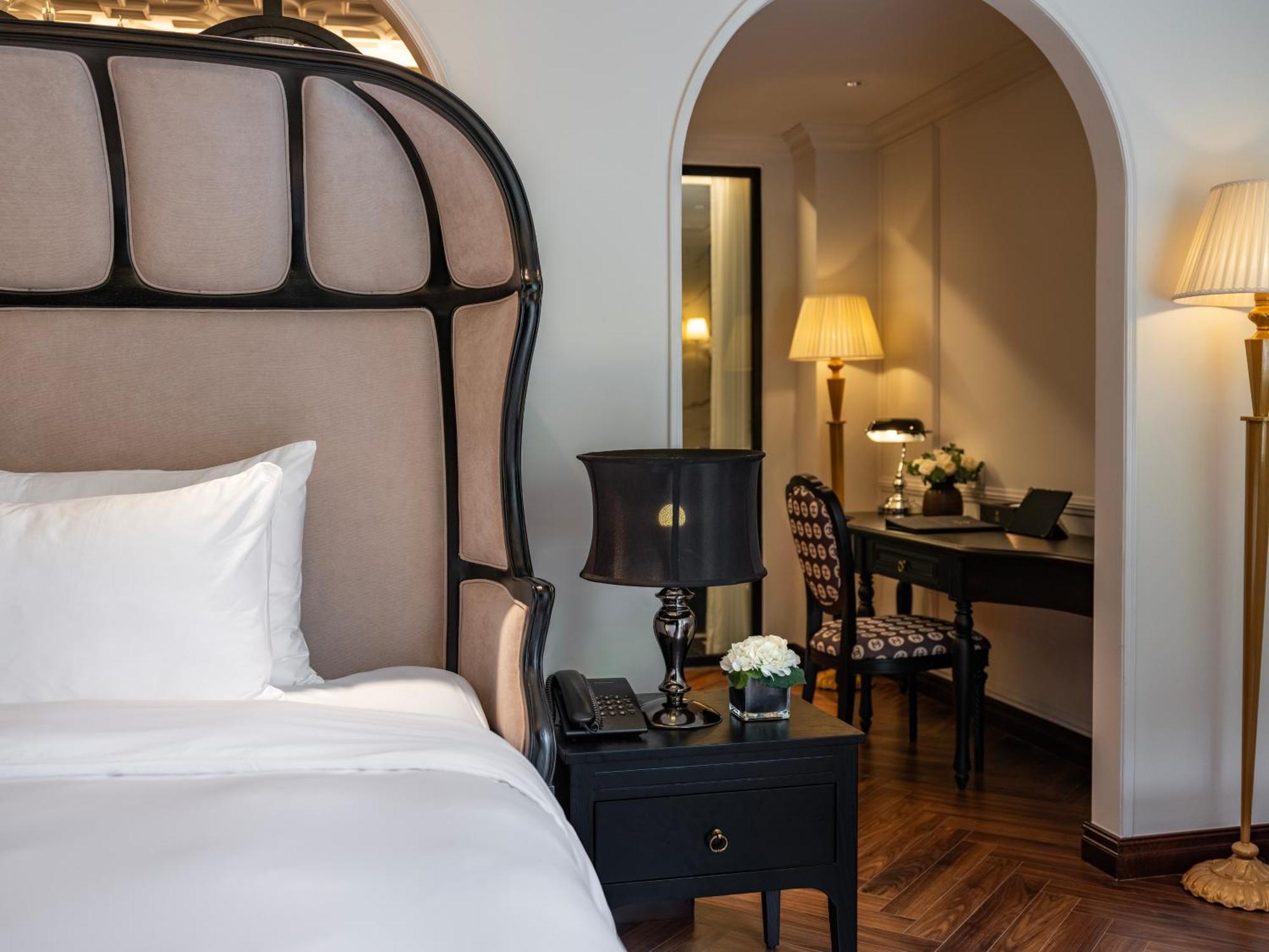 Grand Hotel Du Lac هانوي المظهر الخارجي الصورة A bedroom at the hotel