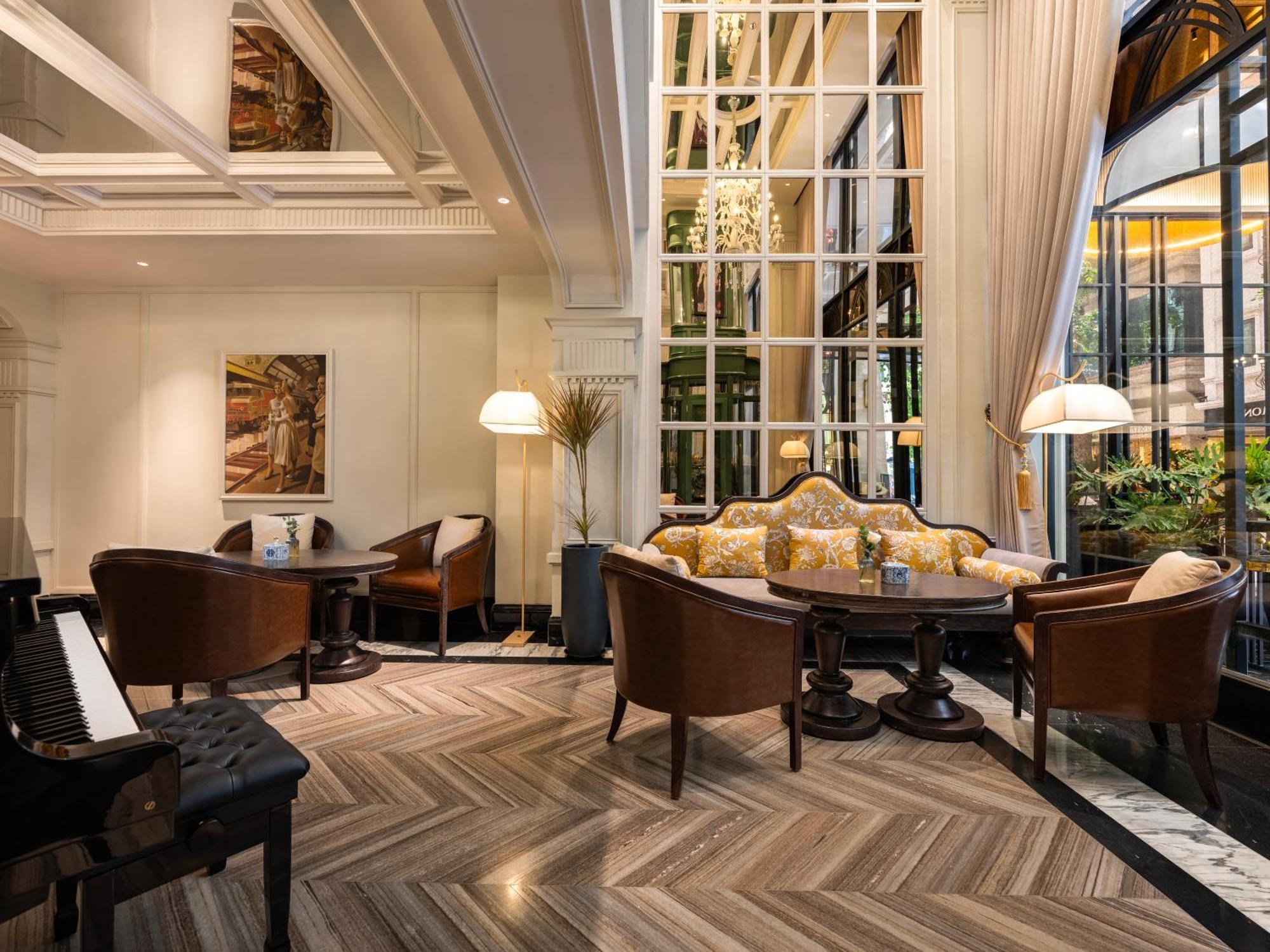 Grand Hotel Du Lac هانوي المظهر الخارجي الصورة The lobby of the hotel