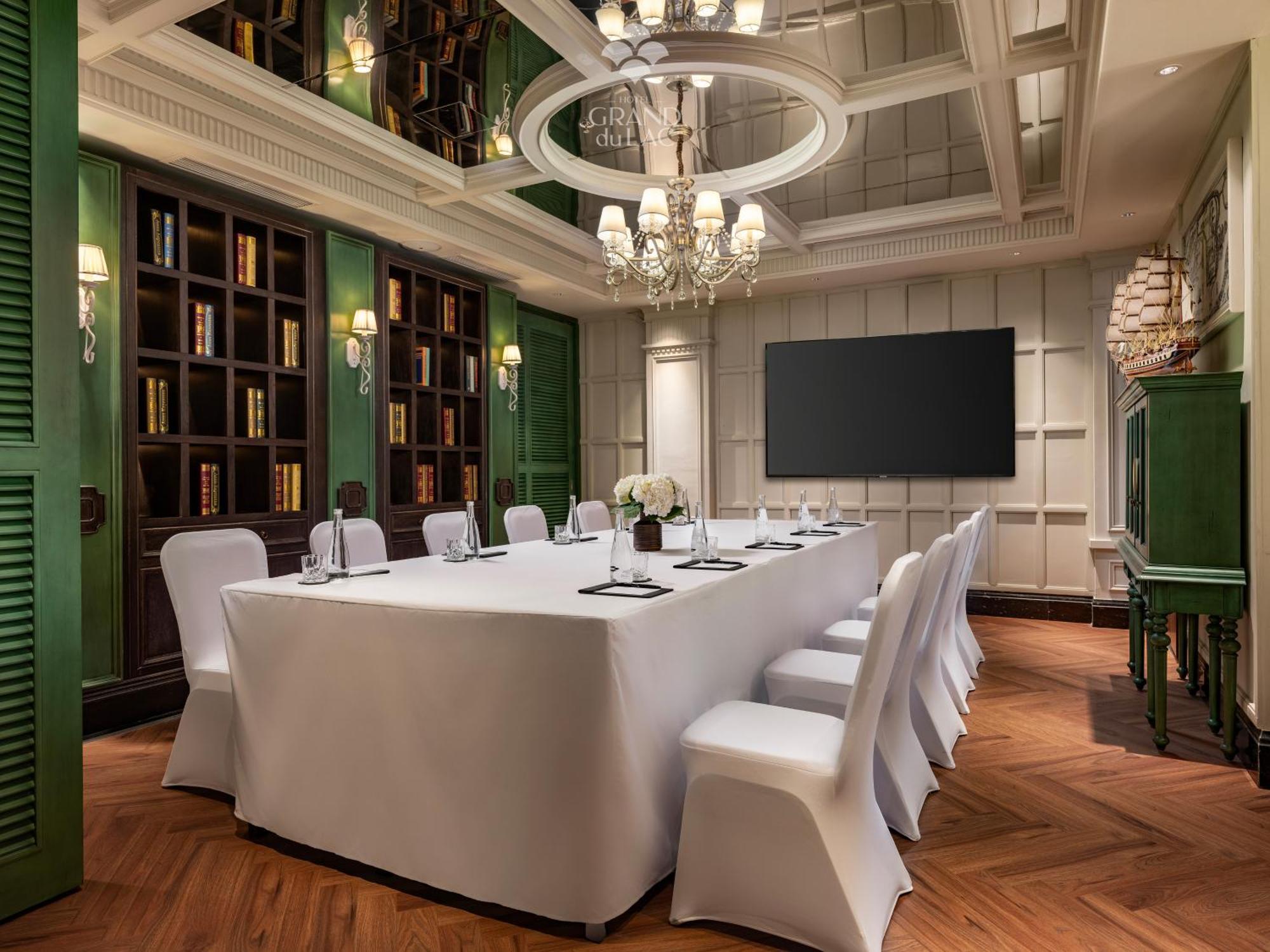 Grand Hotel Du Lac هانوي المظهر الخارجي الصورة Library Room